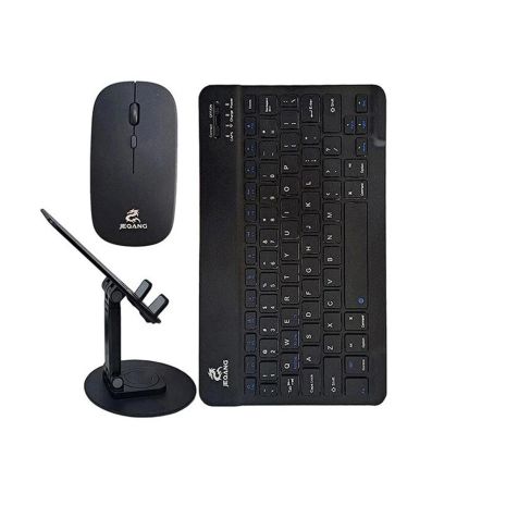 Беспроводная Клавиатура и Мышь JEQANG JB-986 BT keyboard+mouse+bracket Черный Беспроводная Клавиатура и Мышь JEQANG JB-986 BT keyboard+mouse+bracket Черный