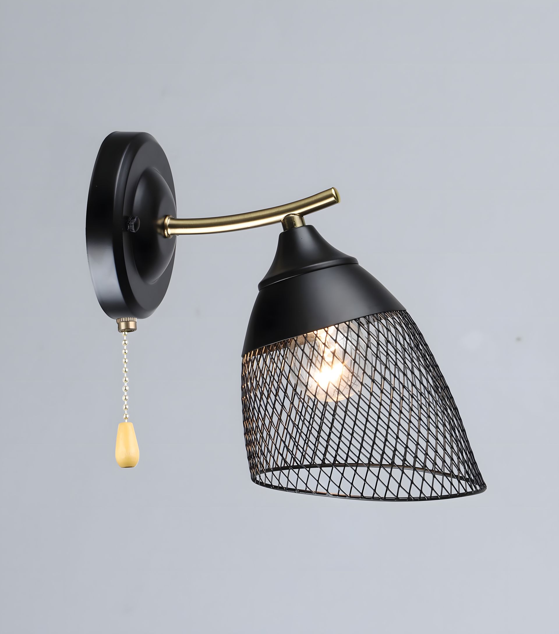 Бра с единым плафоном K2264/1W (Черный+Медь) Бра с единым плафоном K2264/1W (Черный+Медь)