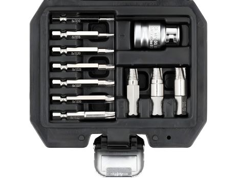 Набір екстракторів для гвинтів YATO YT-04582 Набір екстракторів для гвинтів YATO YT-04582