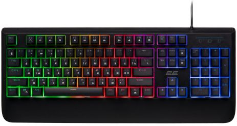 Дротова клавіатура 2E KG325, LED, Gaming, USB, 1.7m, black UA UCRF