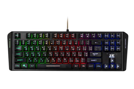 2E KG355 LED черная игровая клавиатура USB 2E KG355 LED черная игровая клавиатура USB