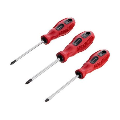 Набір викруток 3ед. (SL5 * 100, PH1 * 100, PH2 * 100) Cr-V INTERTOOL VT-2004