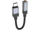 Адаптер перехідник Hoco UPA32C Type-C to Jack 3.5, 15cm, black