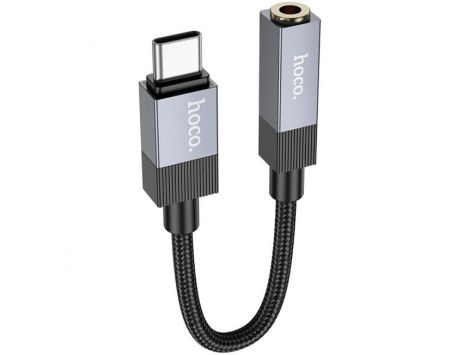 Адаптер перехідник Hoco UPA32C Type-C to Jack 3.5, 15cm, black