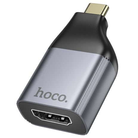Адаптер перехідник Hoco UA33 Type-C to HDTV metal grey