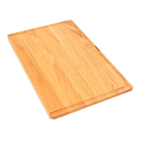 Дерев'яна обробна дошка TM Valeso, дуб (380x245x18 мм) (для мийок SHERLIT)