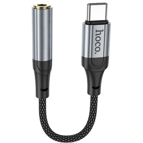 Адаптер перехідник Hoco LS36 Type-C to Jack 3.5 (F) чорний