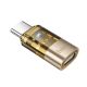 Адаптер перехідник Hoco UA36D, Type-C to Lightning, 3А, gold