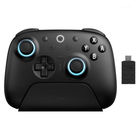 Gampad 8bitdo Ultimate 2 Bluetooth Switch, Switch 2, ПК с Windows, TMR, Hall Black Effect
