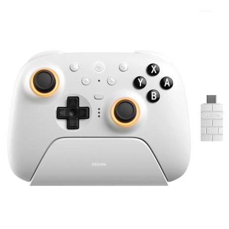 Gampad 8btdo Ultimate 2 Bluetooth Switch, Switch 2, ПК с Windows, TMR, Hall White Effect