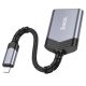 Адаптер перехідник Hoco UA25 2в1 card reader Lightning сірий