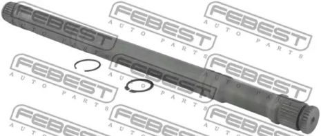 Вал приводной, полуось Л. FORD TRANSIT, FORD TOURNEO, FEBEST (2112TTFLH)