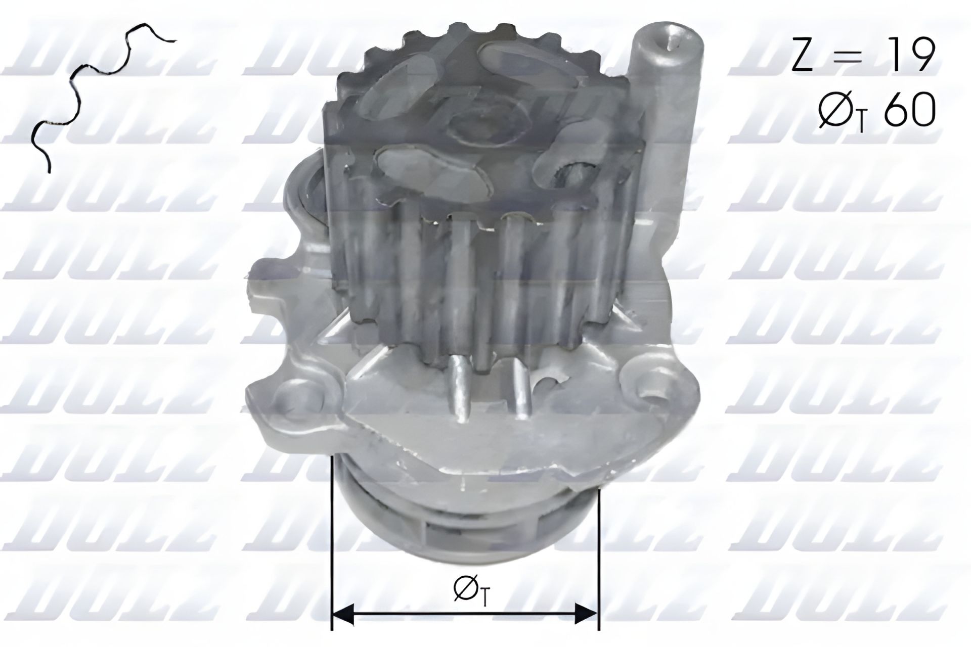 Водяний насос, помпа SKODA FABIA, AUDI A2, VW POLO, DOLZ (A196) Водяний насос, помпа SKODA FABIA, AUDI A2, VW POLO, DOLZ (A196)