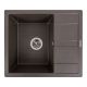 Темная гранитная кухонная мойка VALESO 5851 ARIA Темная гранитная кухонная мойка VALESO 5851 ARIA