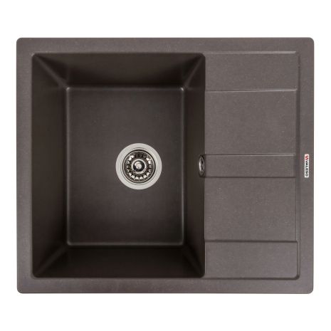 Гранітна мийка VALESO 5851 ARIA матова Темна скеля