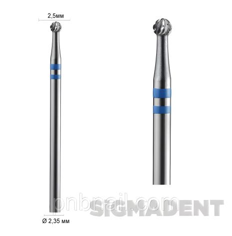 Фреза обробки мозолів SigmaDent синя / куля 5000307 Фреза обробки мозолів SigmaDent синя / куля 5000307