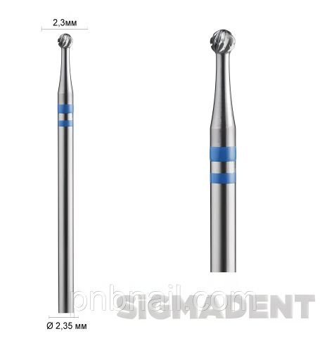 Фреза куля для обробки мозолів SigmaDent синя 5000306 Фреза куля для обробки мозолів SigmaDent синя 5000306