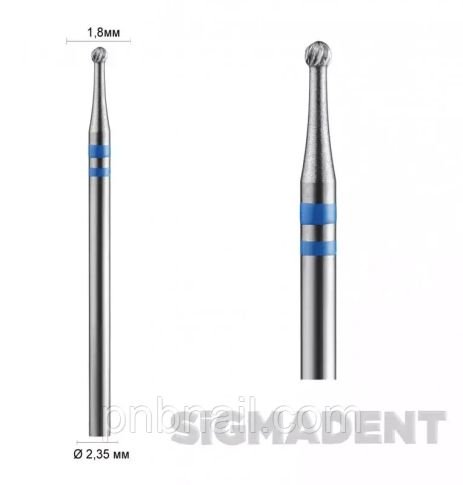 Фреза для обробки мозолів SigmaDent куля / синя 5000305