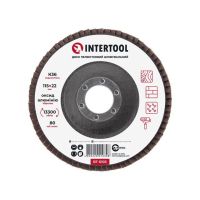 Диск шліфувальний пелюстковий, 115×22 мм зерно K36 INTERTOOL BT-0103