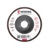 Шлифовальный лепестковый диск, 115×22 мм, зерно K36, 13300 об/мин, INTERTOOL BT-0103