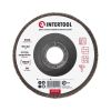 Диск шлифовальный лепестковый, 115×22 мм, зерно K120 INTERTOOL BT-0112