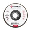 Диск шлифовальный лепестковый, 125×22 мм, зерно K36 INTERTOOL BT-0203