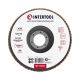 Диск шлифовальный лепестковый, 125×22 мм, зерно K36 INTERTOOL BT-0203