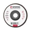 Диск шлифовальный лепестковый, 125×22 мм, зерно K40 INTERTOOL BT-0204