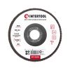 Шлифовальный лепестковый диск, 125×22 мм, зерно K60, 13300 об/мин INTERTOOL BT-0206