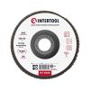 Диск шліфувальний пелюстковий, 125×22 мм, зерно K80 INTERTOOL BT-0208