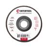 Диск шлифовальный лепестковый, 125×22 мм, зерно K150, 13300 об/мин INTERTOOL BT-0215