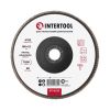 Диск шлифовальный лепестковый, 180×22 мм, зерно K120 INTERTOOL BT-0232