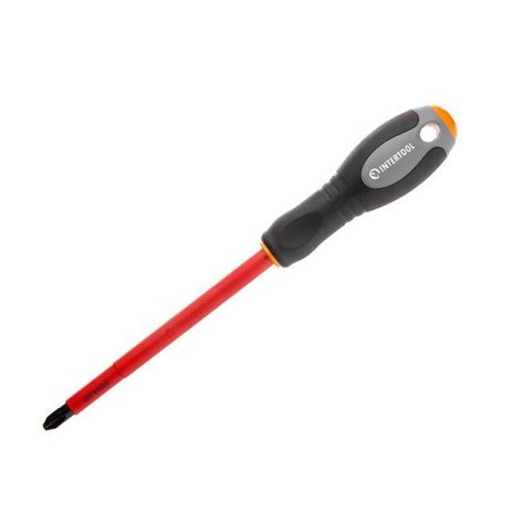 Отвертка крестовая изолированная, PH3, 1000 В, 150 мм INTERTOOL VT-3213
