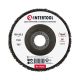 Диск зачистной из вспененного абразива, черный, 125×22,2×13 мм, P46, T27 INTERTOOL BT-0602