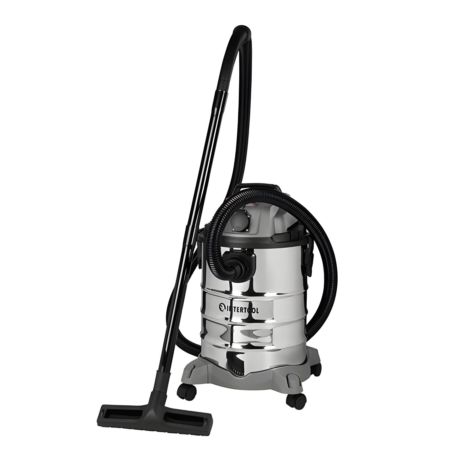 Будівельний пилосос, 1,4 кВт, >17 кПа, бак 30 л, нержавіюча сталь 410, розетка, HEPA фільтр, шланг 3 м INTERTOOL DT-1030 Будівельний пилосос, 1,4 кВт, >17 кПа, бак 30 л, нержавіюча сталь 410, розетка, HEPA фільтр, шланг 3 м INTERTOOL DT-1030