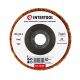 Диск зачистной из вспененного абразива, оранжевый, 125×22,2×13 мм, P46, T27 INTERTOOL BT-0605