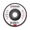 Диск шлифовальный лепестковый, 115×22 мм, зерно K100 INTERTOOL BT-0110