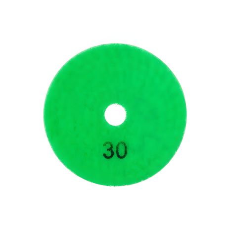 Гнучке алмазне шліфувальне коло на липучці 100 мм P30 INTERTOOL BT-0902