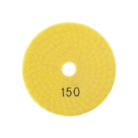 Шліфувальне коло алмазне гнучке на липучці 100 мм P150 INTERTOOL BT-0909