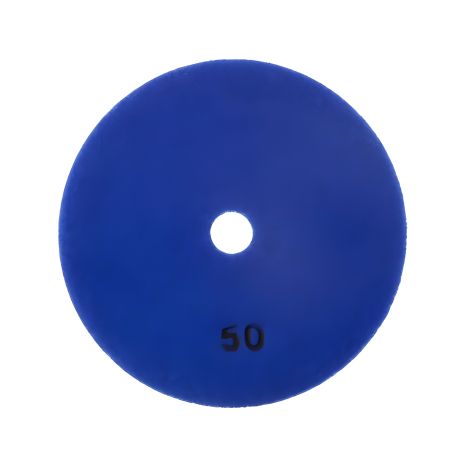 Гибкий алмазный шлифовальный круг на липучке 125 мм P50 INTERTOOL BT-0924