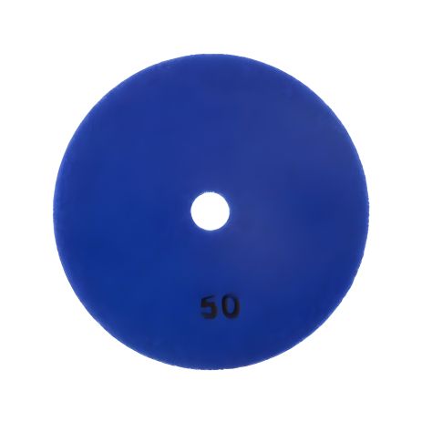 Гибкий алмазный шлифовальный круг на липучке 125 мм P50 INTERTOOL BT-0924