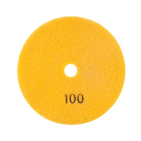 Алмазный шлифовальный круг на липучке 125 мм P100 INTERTOOL BT-0927