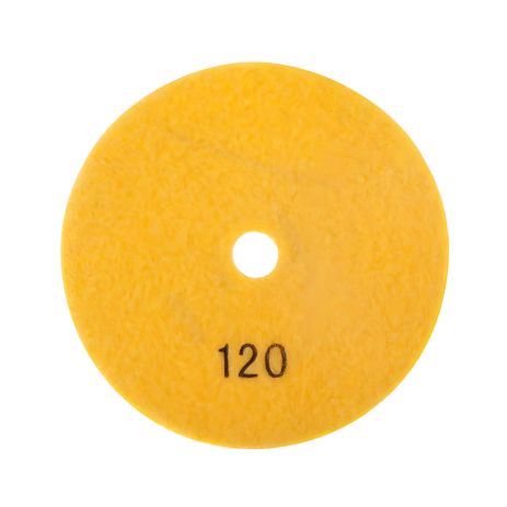 Шлифовальный круг алмазный на липучке 125 мм P120 INTERTOOL BT-0928