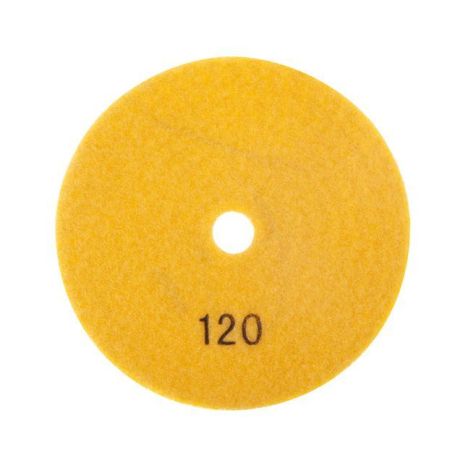 Круг алмазный шлифовальный гибкий на липучке 125 мм P120 INTERTOOL BT-0928
