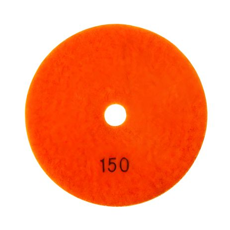 Гибкий алмазный шлифовальный круг на липучке 125 мм P150, INTERTOOL BT-0929