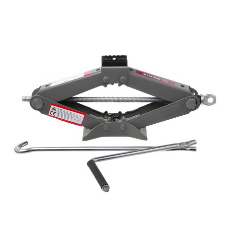 Механический ромбовидный домкрат 1т., резиновый упор., 92-340 мм INTERTOOL GT0180 Механический ромбовидный домкрат 1т., резиновый упор., 92-340 мм INTERTOOL GT0180