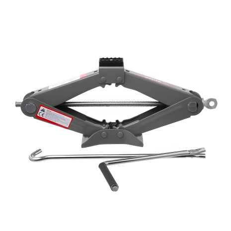 Механічний ромбоподібний домкрат 1,5т., гумовий упор, 90-370 мм INTERTOOL GT0182