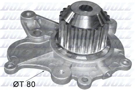 Водяний насос KIA CEE'D, HYUNDAI SANTA, HYUNDAI i30, DOLZ (H222)