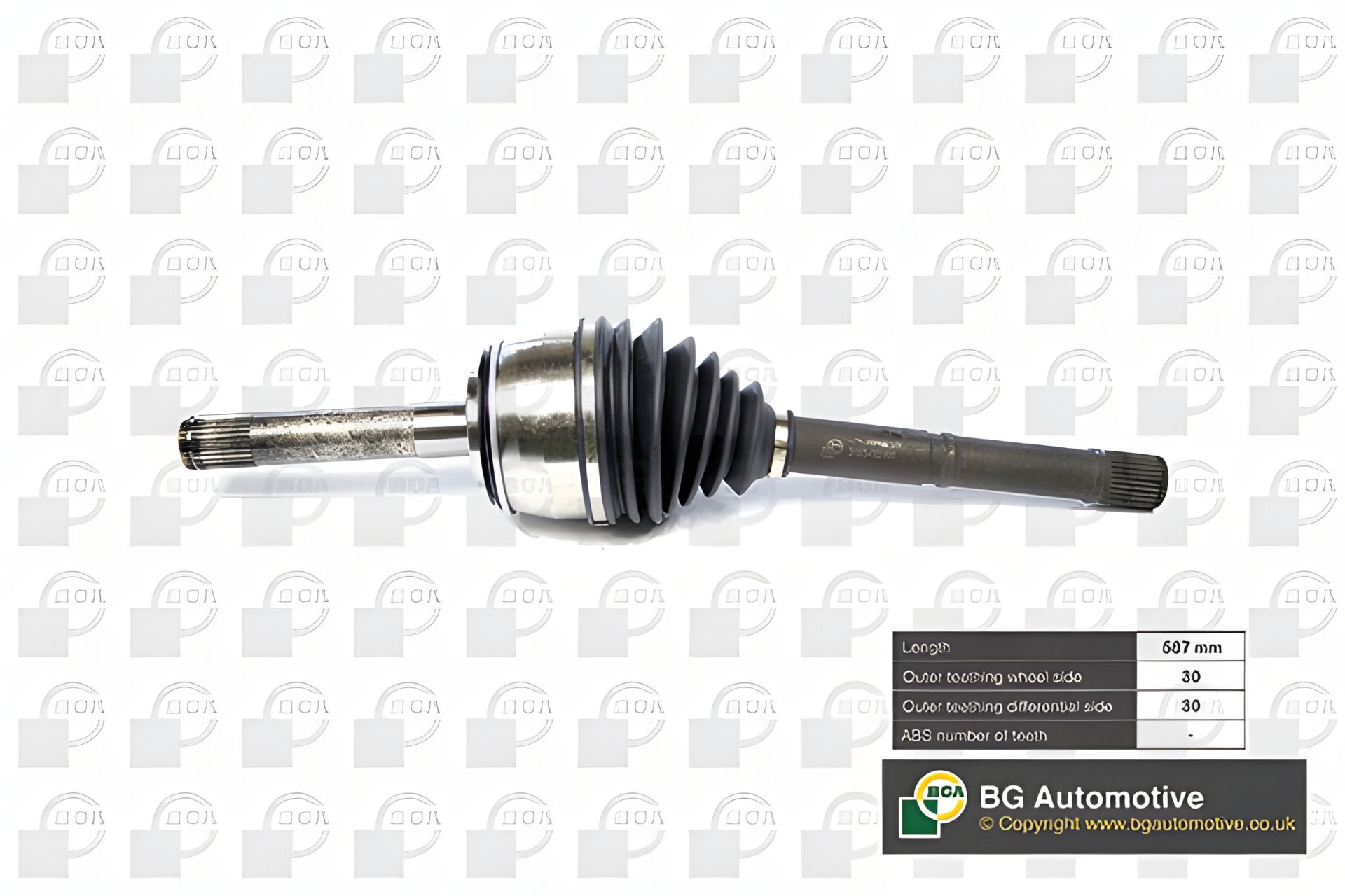 Вал приводний, піввісь TOYOTA LAND CRUISER, BGA (DS9103) Вал приводний, піввісь TOYOTA LAND CRUISER, BGA (DS9103)