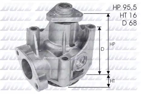 Водяной насос LANCIA THEMA, FIAT TIPO, FIAT TEMPRA, DOLZ (L135)